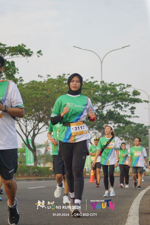 Race photo from BAF LIONS RUN 2024