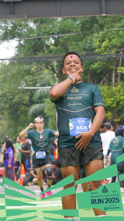 Race photo from Mangkunegaran Run 2025