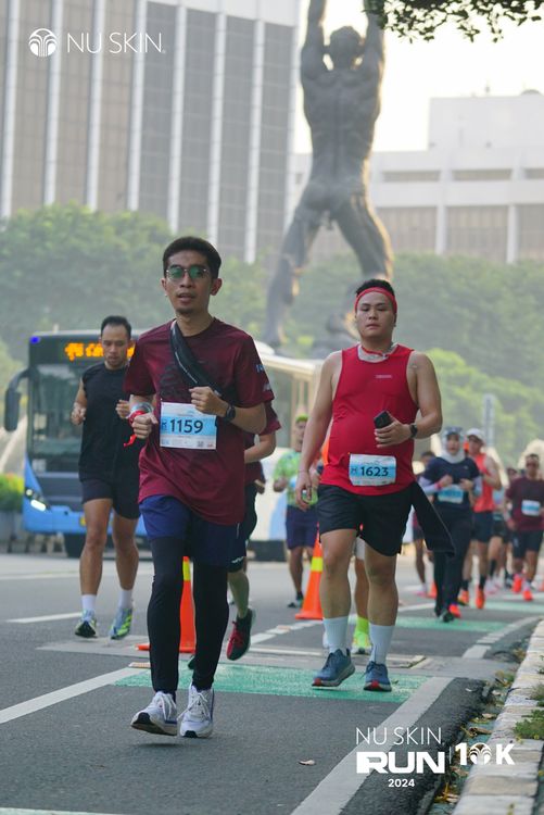 Race photo from Nu Skin Run 10K