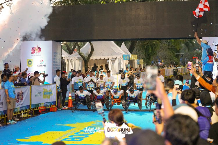Race photo from Taman Budaya x BOGORUN 2025