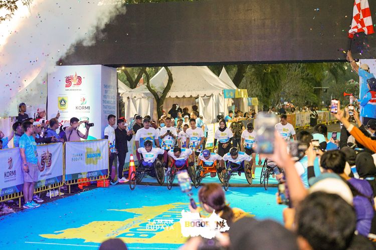 Race photo from Taman Budaya x BOGORUN 2025