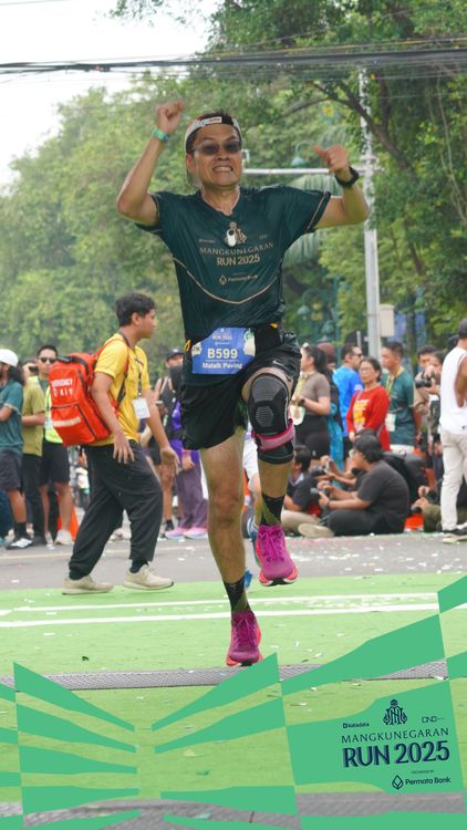 Race photo from Mangkunegaran Run 2025