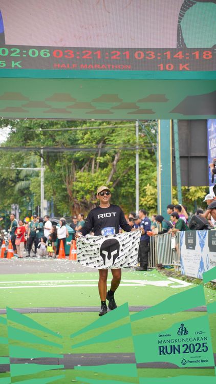 Race photo from Mangkunegaran Run 2025