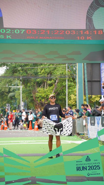 Race photo from Mangkunegaran Run 2025