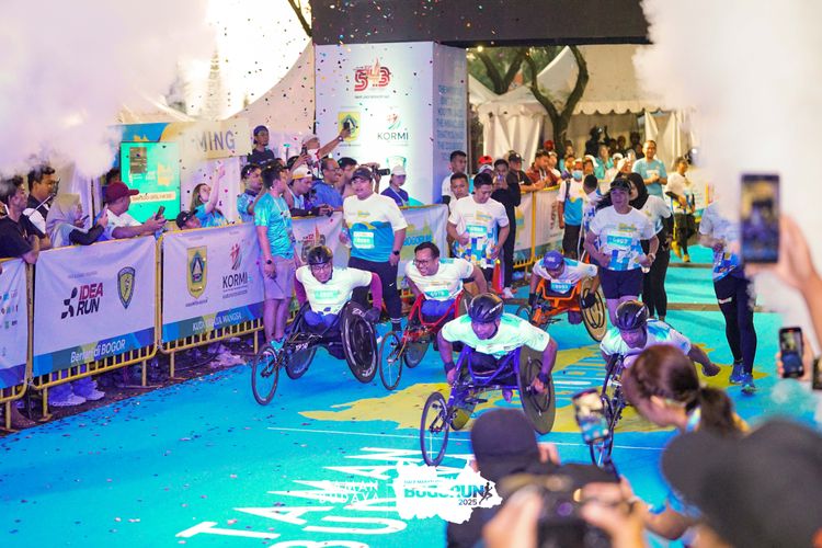Race photo from Taman Budaya x BOGORUN 2025