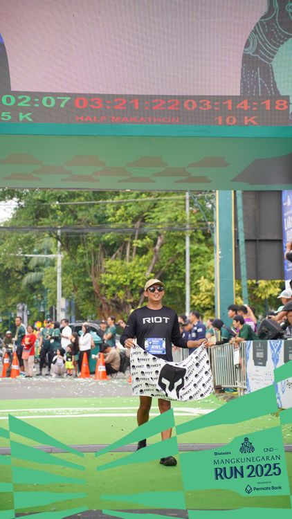 Race photo from Mangkunegaran Run 2025