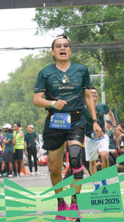 Race photo from Mangkunegaran Run 2025