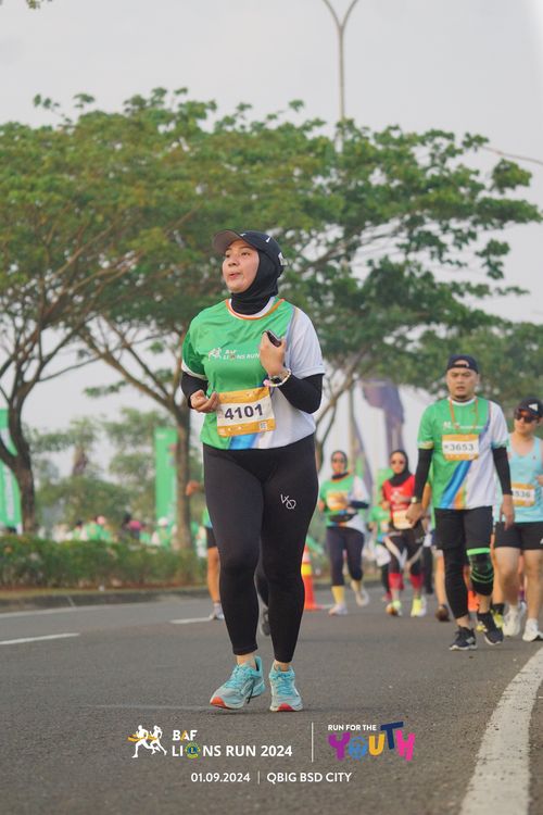 Race photo from BAF LIONS RUN 2024