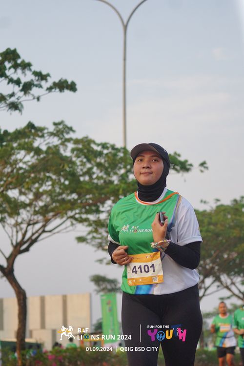 Race photo from BAF LIONS RUN 2024