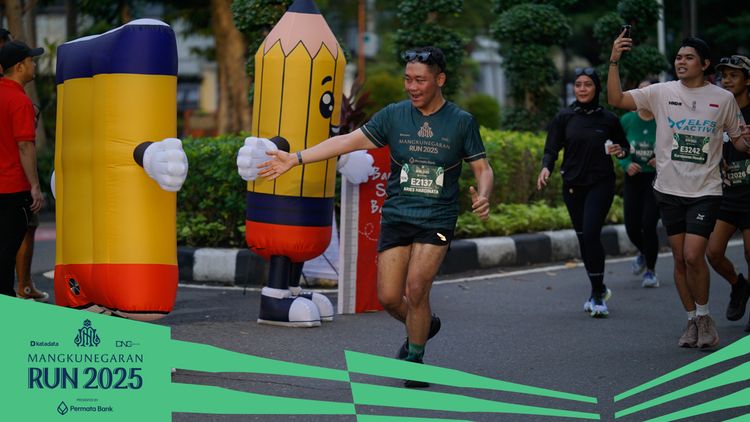 Race photo from Mangkunegaran Run 2025