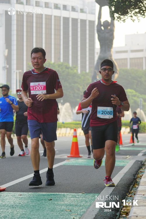 Race photo from Nu Skin Run 10K
