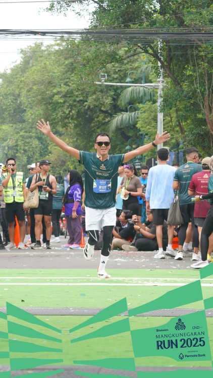 Race photo from Mangkunegaran Run 2025