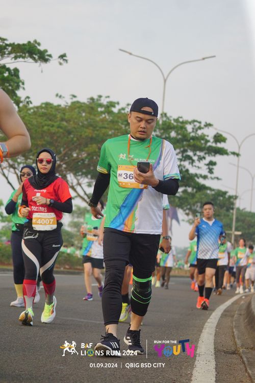Race photo from BAF LIONS RUN 2024