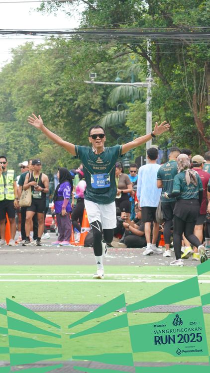 Race photo from Mangkunegaran Run 2025