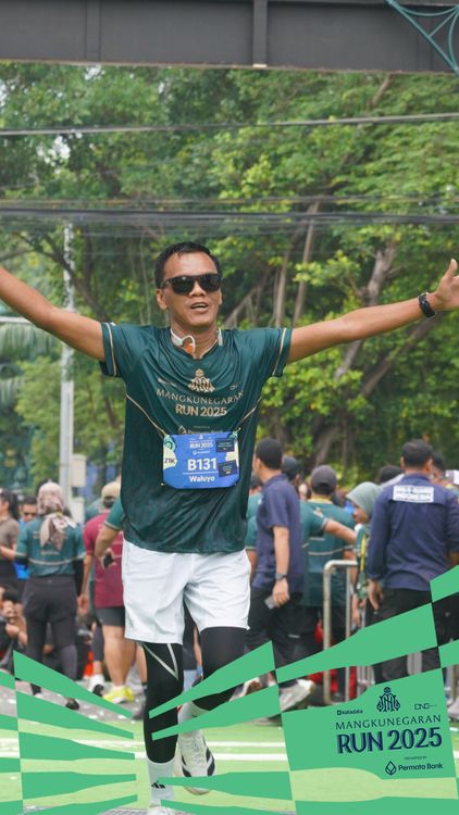 Race photo from Mangkunegaran Run 2025