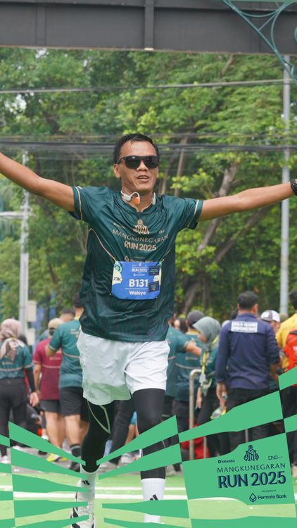 Race photo from Mangkunegaran Run 2025