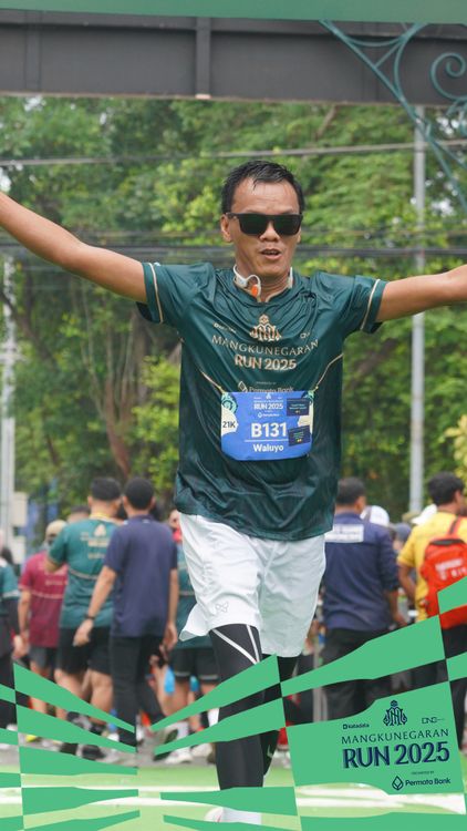 Race photo from Mangkunegaran Run 2025