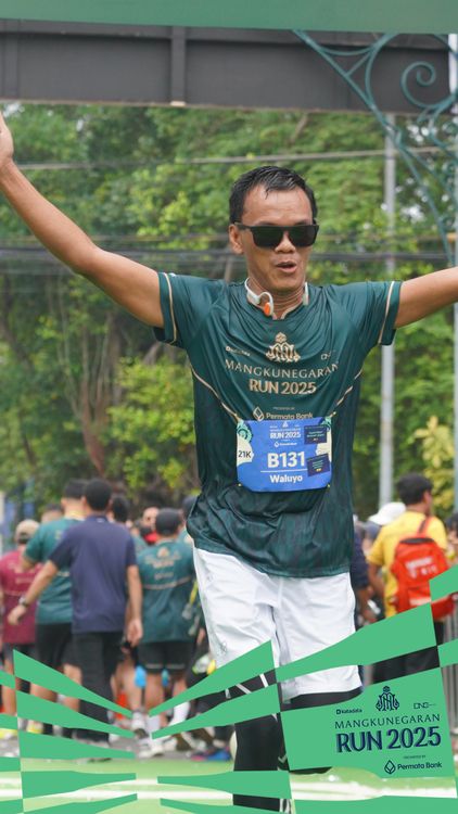 Race photo from Mangkunegaran Run 2025