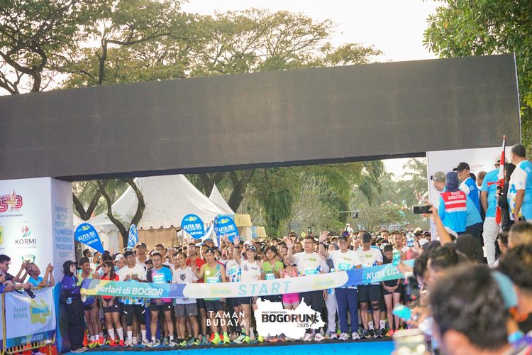 Race photo from Taman Budaya x BOGORUN 2025