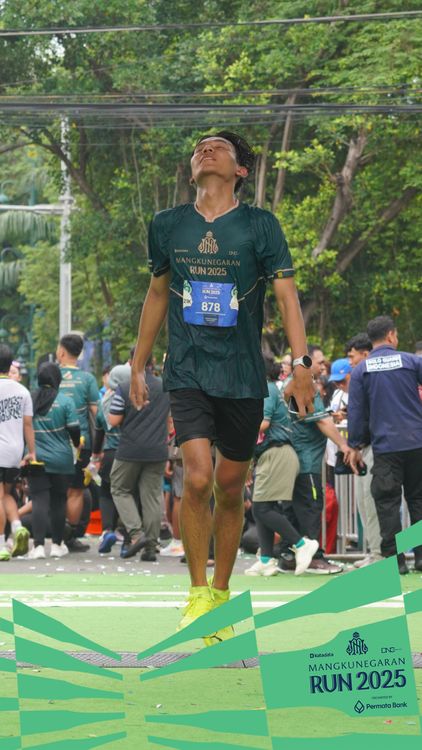 Race photo from Mangkunegaran Run 2025