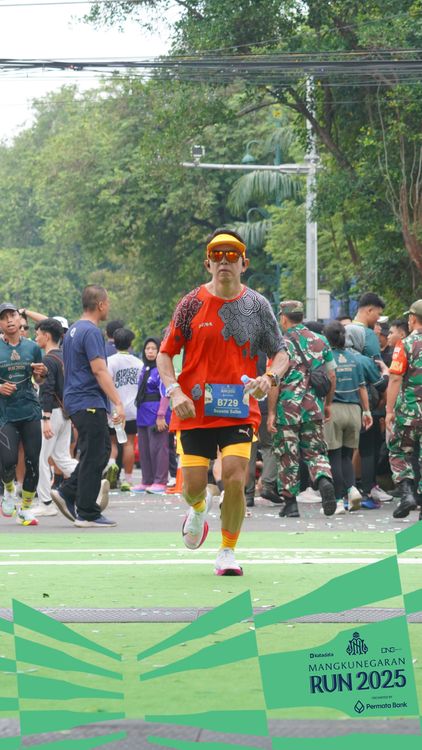 Race photo from Mangkunegaran Run 2025