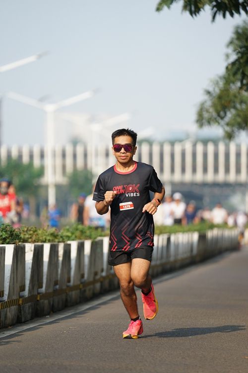 Race photo from One Run 10K Vibes 2024
