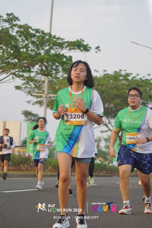 Race photo from BAF LIONS RUN 2024