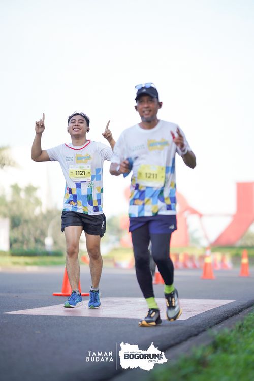 Race photo from Taman Budaya x BOGORUN 2025