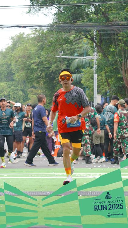 Race photo from Mangkunegaran Run 2025