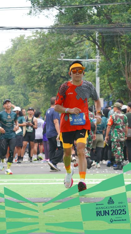 Race photo from Mangkunegaran Run 2025