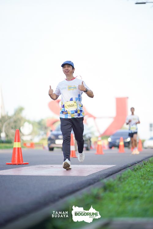 Race photo from Taman Budaya x BOGORUN 2025