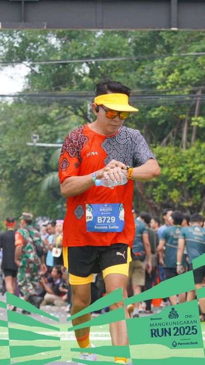 Race photo from Mangkunegaran Run 2025