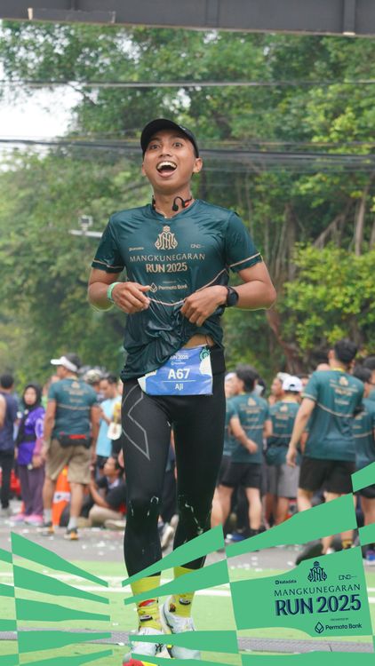 Race photo from Mangkunegaran Run 2025