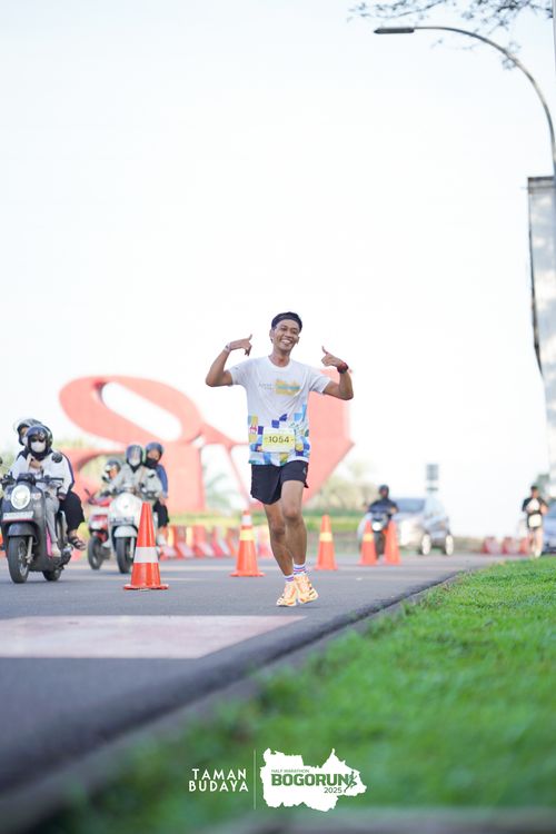 Race photo from Taman Budaya x BOGORUN 2025