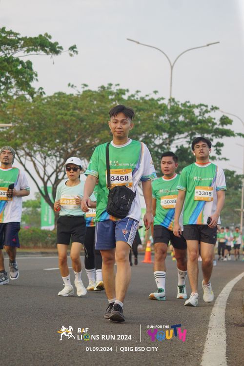 Race photo from BAF LIONS RUN 2024