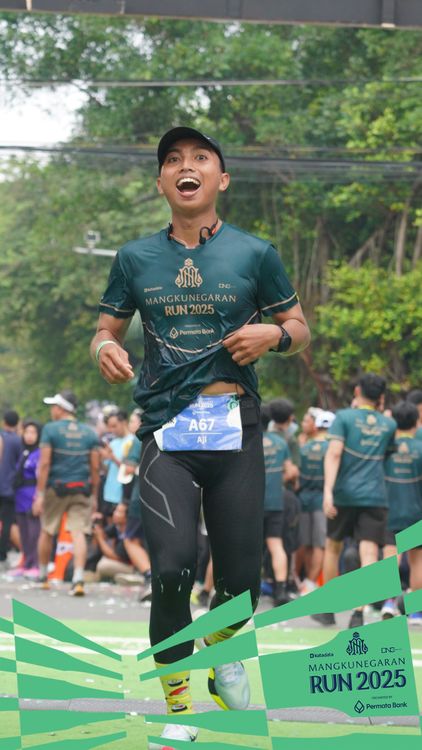 Race photo from Mangkunegaran Run 2025