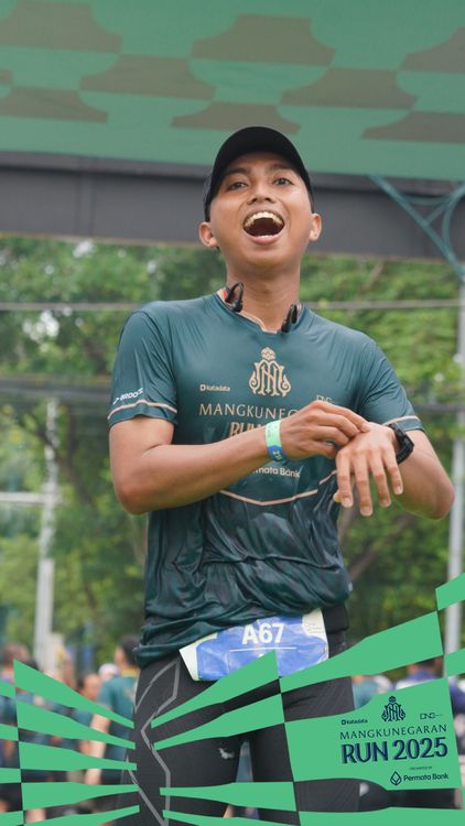 Race photo from Mangkunegaran Run 2025
