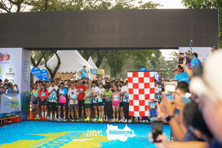 Race photo from Taman Budaya x BOGORUN 2025