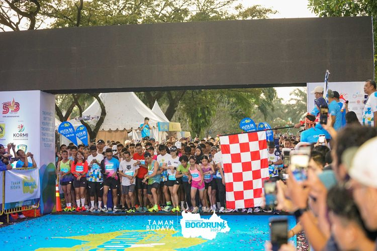 Race photo from Taman Budaya x BOGORUN 2025