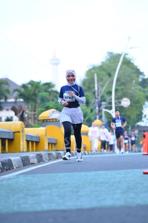 Race photo from KEMLU RUN 2025
