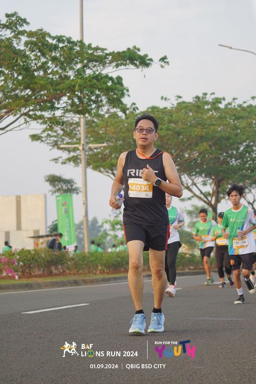 Race photo from BAF LIONS RUN 2024
