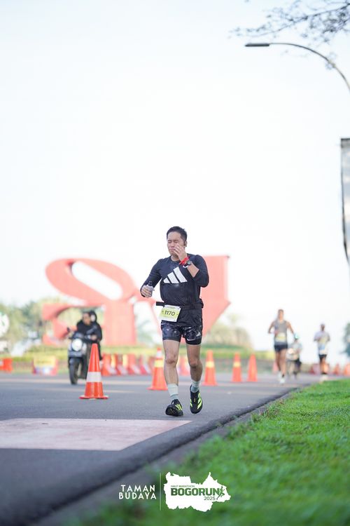 Race photo from Taman Budaya x BOGORUN 2025