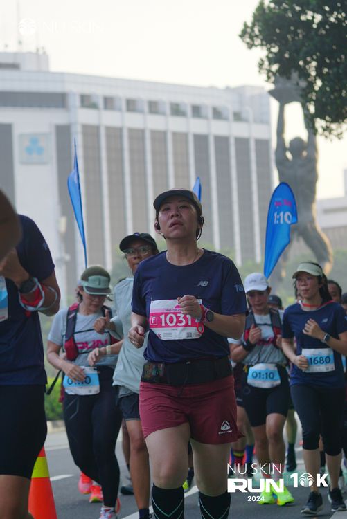 Race photo from Nu Skin Run 10K