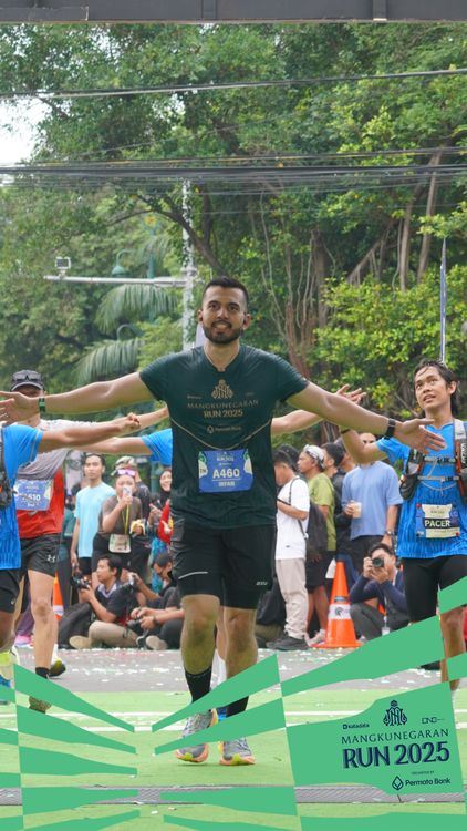 Race photo from Mangkunegaran Run 2025