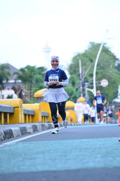 Race photo from KEMLU RUN 2025