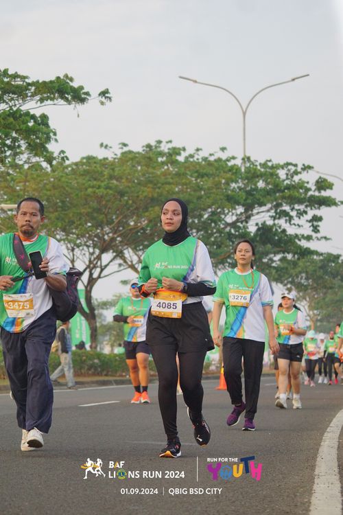 Race photo from BAF LIONS RUN 2024