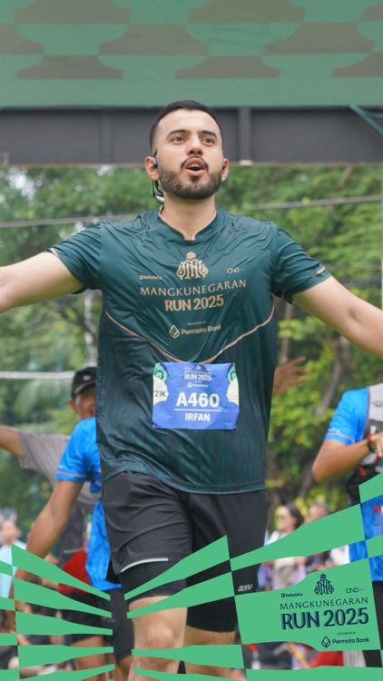 Race photo from Mangkunegaran Run 2025
