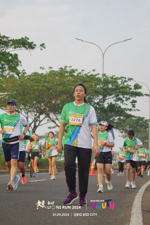 Race photo from BAF LIONS RUN 2024