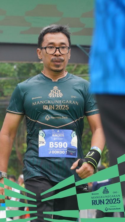 Race photo from Mangkunegaran Run 2025