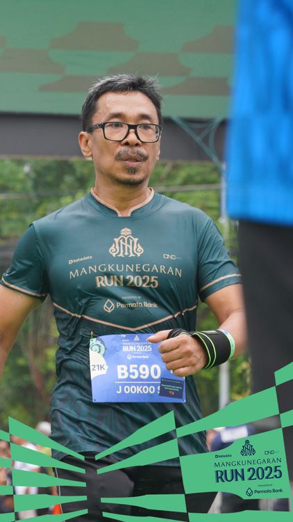 Race photo from Mangkunegaran Run 2025